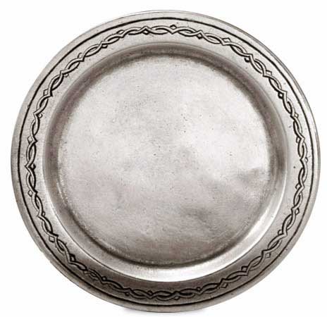 Bottle coaster, grey, Pewter, cm Ø 12,5