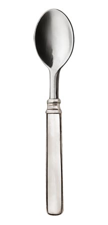 Cucchiaio moka, grigio, Metallo (Peltro), cm 11,5