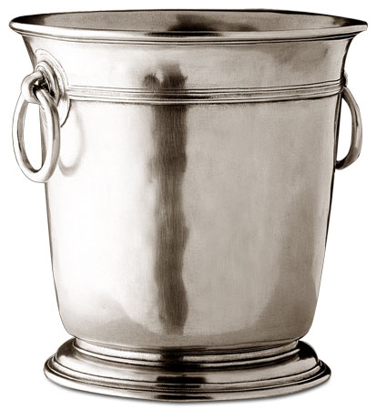 Wine bucket, grey, Pewter, cm h 19,5