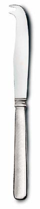 Coltello formaggio, grigio, Metallo (Peltro) e Acciaio inox, cm 21,5