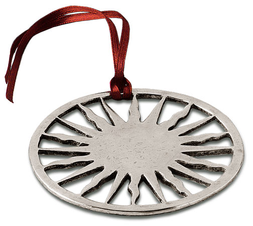 Christmas ornament, grey, Pewter, cm 8,5