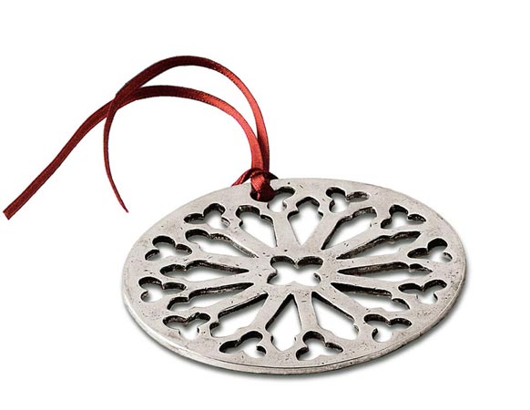 Christmas ornament, grey, Pewter, cm 8,5