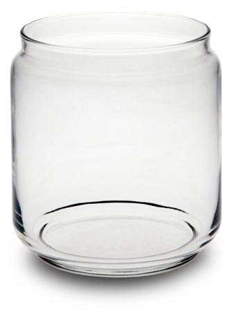 Glasskrukke, , Glass, cm Ø10,5 xh 11 lt 0,75
