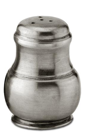 Salt shaker, grey, Pewter, cm h 5,5