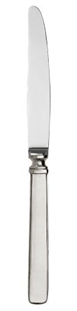 Coltello dessert forgiato, grigio, Metallo (Peltro) e Acciaio inox, cm 23