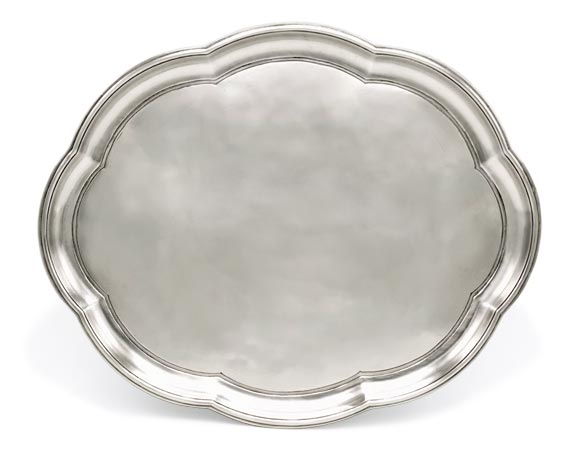 Tray, gri, Cositor, cm 34,5 x 27,5