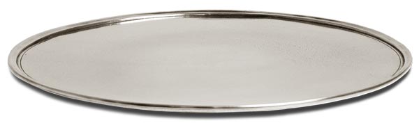 Tovaglietta americana, grigio, Metallo (Peltro), cm Ø 32.5