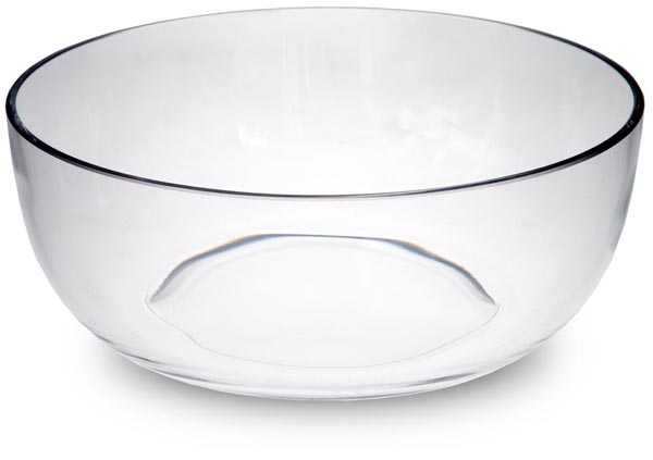 Crystal bowl, , lead-free Crystal glass, cm Ø 21