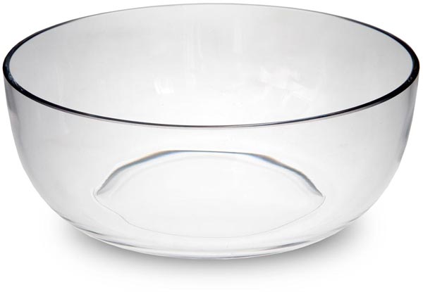 Crystal bowl, , lead-free Crystal glass, cm Ø 30