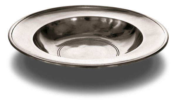 Bowl, grey, Pewter, cm Ø 22