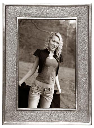 Fotoramme, grå, Tinn og Glass, cm 14x18,5 - photo format 10x15