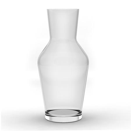 Karaffe, , Bleifreies Kristallglas, cm h 22 cl 92