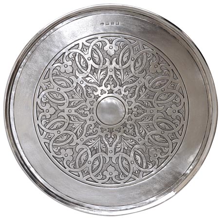 Round placemat, grey, Pewter, cm Ø 30