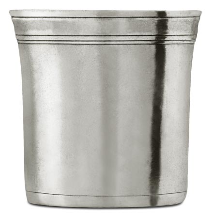 Timbale, gris, étain, cm h 6,5 x Ø 6,5