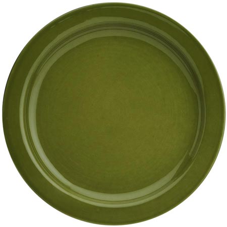 Терелка десертная / салатная, зеленый, керамический, cm Ø 19,2