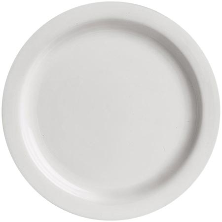Dessertteller, weiß, Keramik, cm Ø 19,2