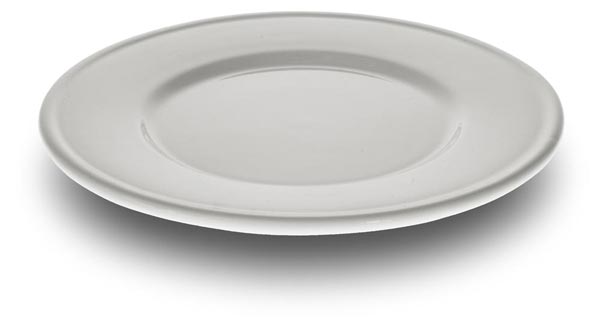 Assiette, blanc, Céramique, cm Ø 16