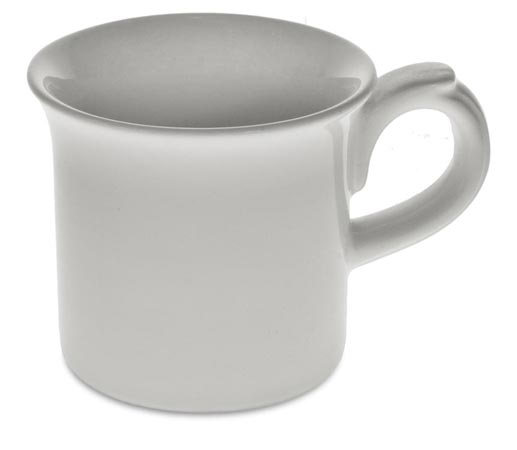 コーヒーカップ, 白, 陶器, cm Ø 6,3 x h 5,6