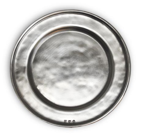 Bread plate, grey, Pewter, cm 17  int. 11