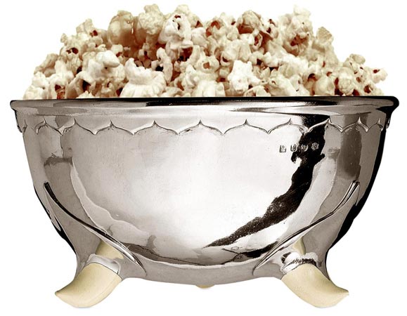 Popcorn - bol, gris, étain, cm Ø 30