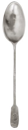 Serving spoon, grey, Pewter, cm 34