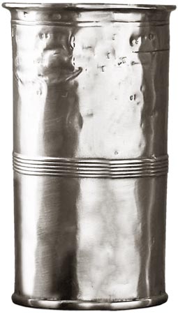 Vaso medidor, gris, Estaño, cm h 18 x Ø 10  cl 100