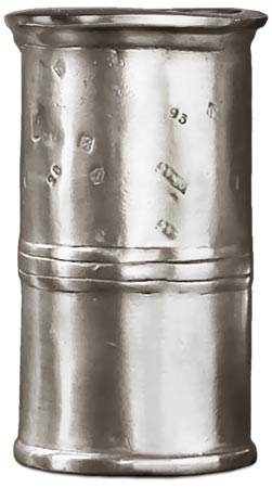 Measuring beaker, grey, Pewter, cm h 10 x Ø 6  cl 20
