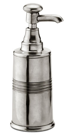 Soap dispenser, grey, Pewter, cm h 19