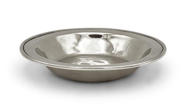 Vaisselle assiette à soupe., gris, étain, cm Ø 21,5