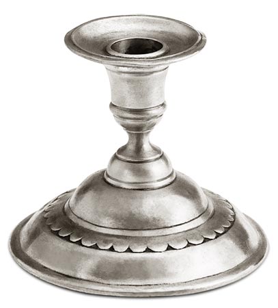 Candlestick, grey, Pewter, cm h 10