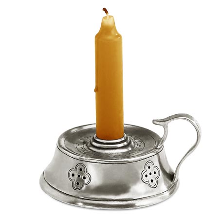 Βάση κεριού, Γκρι, κασσίτερος, cm &Oslash; 12 x h 6