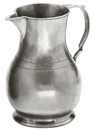 Pitcher, grey, Pewter, cm h 21 lt 1,5