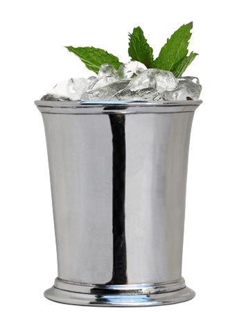 Bicchiere, grigio, Metallo (Peltro), cm h 10 x cl 30