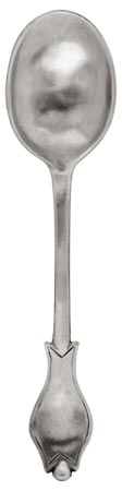 Pewter spoon, grey, Pewter, cm 17