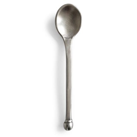 Pewter spoon, grey, Pewter, cm 9