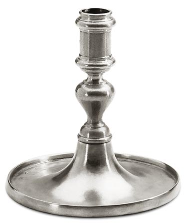 Candlestick, grey, Pewter, cm h 14,5