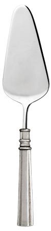 Cake server, grey, Pewter and Stainless steel, cm 27