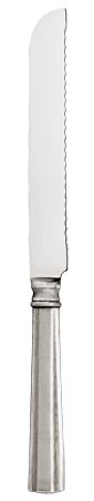 Coltello pane, grigio, Metallo (Peltro) e Acciaio inox, cm 31