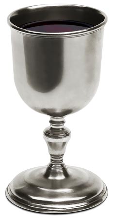 Chalice, grey, Pewter, cm h 19,5 cl 53