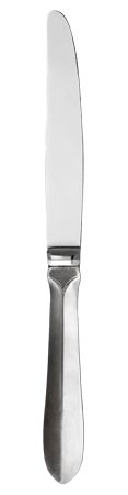 Coltello dessert forgiato, grigio, Metallo (Peltro) e Acciaio inox, cm 22