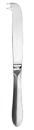 Cheese knife, grey, Pewter and Stainless steel, cm 23