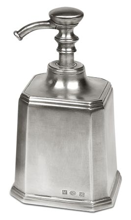 Dispenser, grigio, Metallo (Peltro), cm h17,5