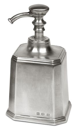 Dispenser pour savon, gris, étain, cm h17,5