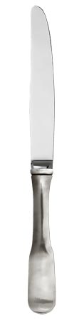 Coltello dessert forgiato, grigio, Metallo (Peltro) e Acciaio inox, cm 22