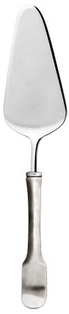 Cake server, grey, Pewter and Stainless steel, cm 27