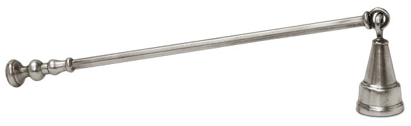 Candle snuffer, straight, gri, Cositor, cm 25