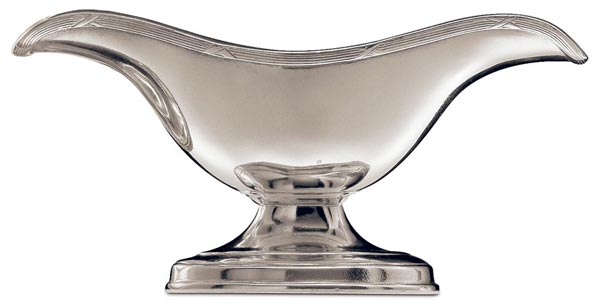 Sauce boat, grey, Pewter, cm 21 x h 10