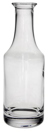 Oil and vinegar glass bottle, , lead-free Crystal glass, cm h 15,5