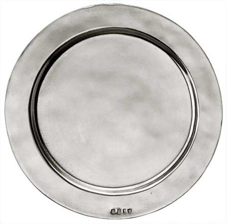 Saucer, grey, Pewter, cm Ø 10,5