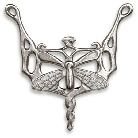 Pendentif, gris, étain / Britannia Metal, cm 8 x 8